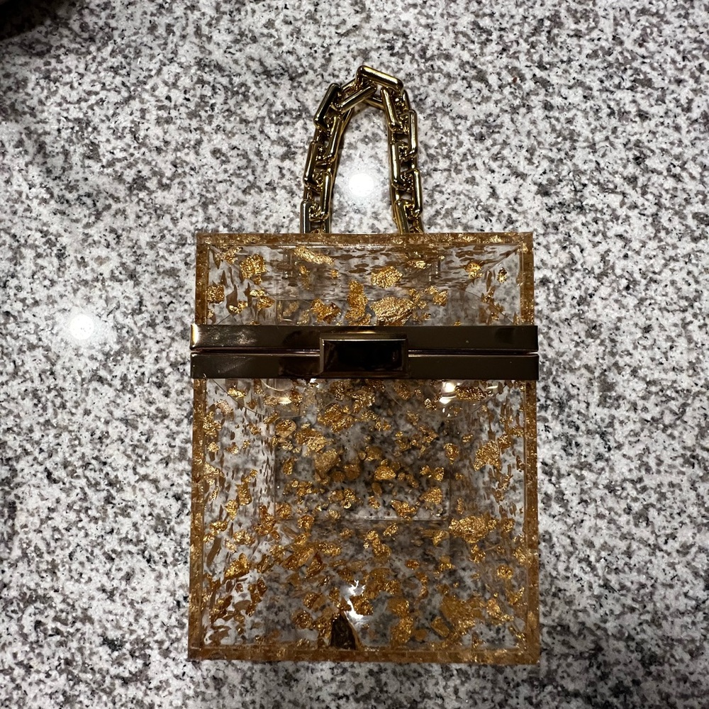 Gold Bucket Purse!